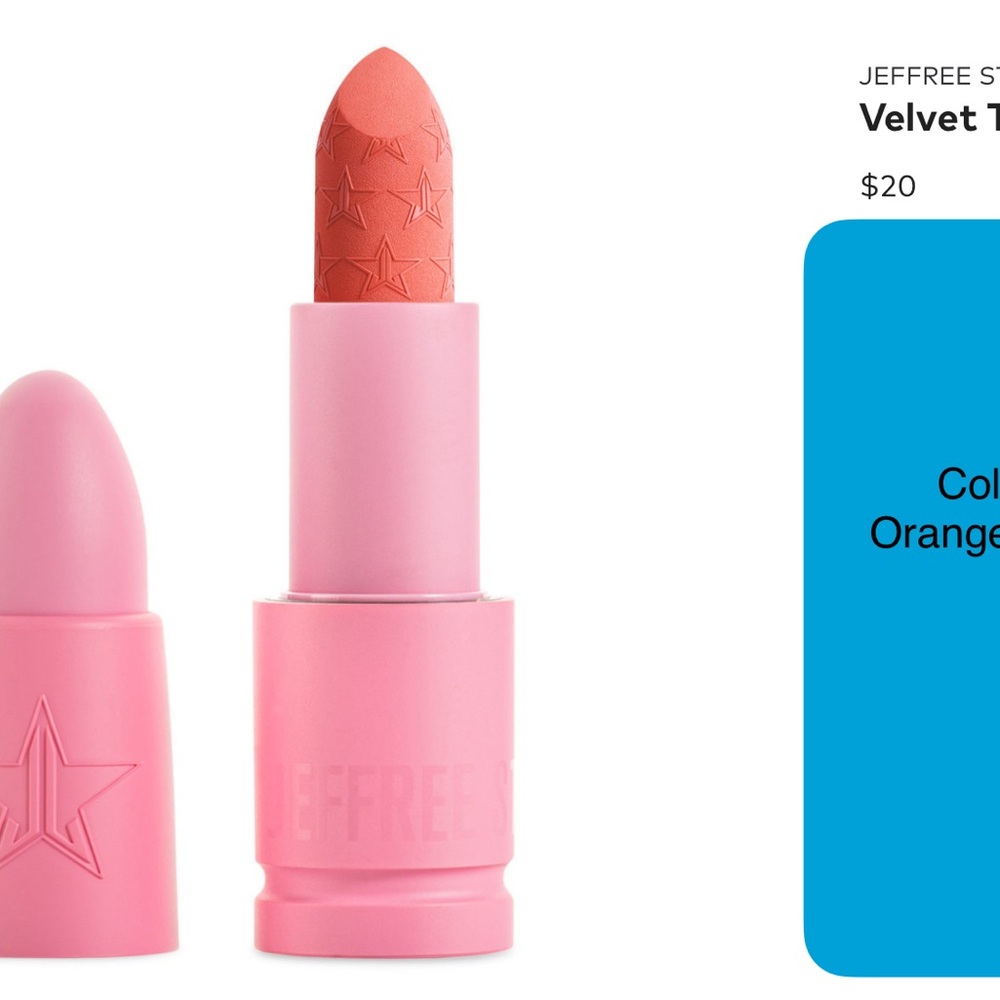Jeffree Star Lipstick Orange Prick New In Box - Picture 1 of 5